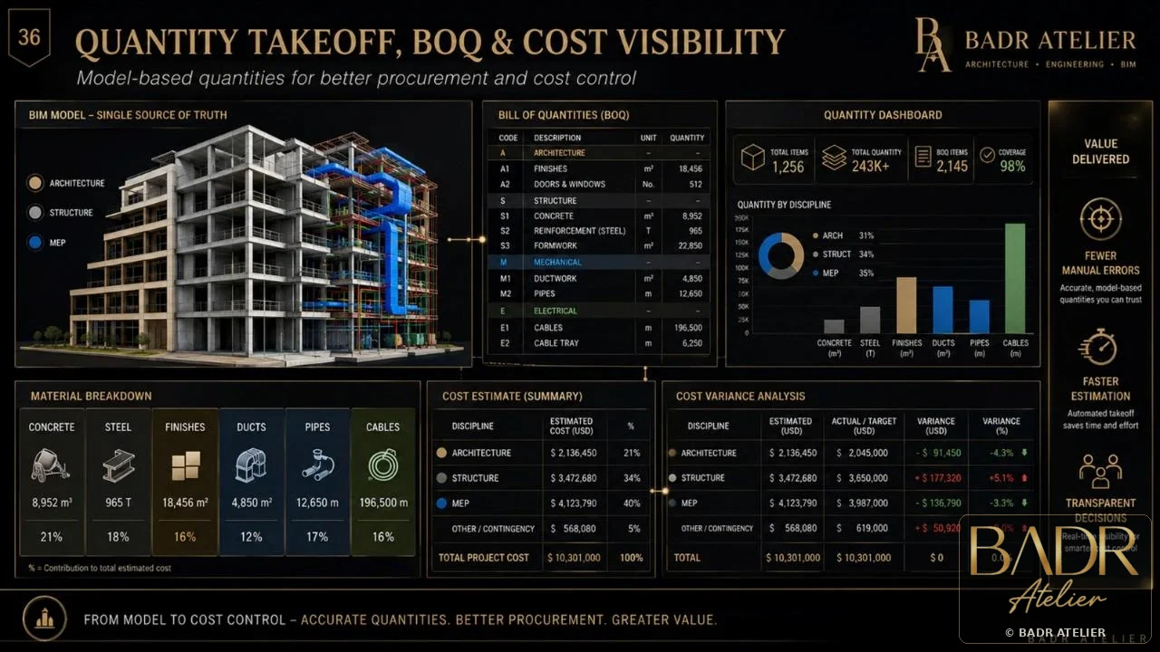 5D BIM cost intelligence