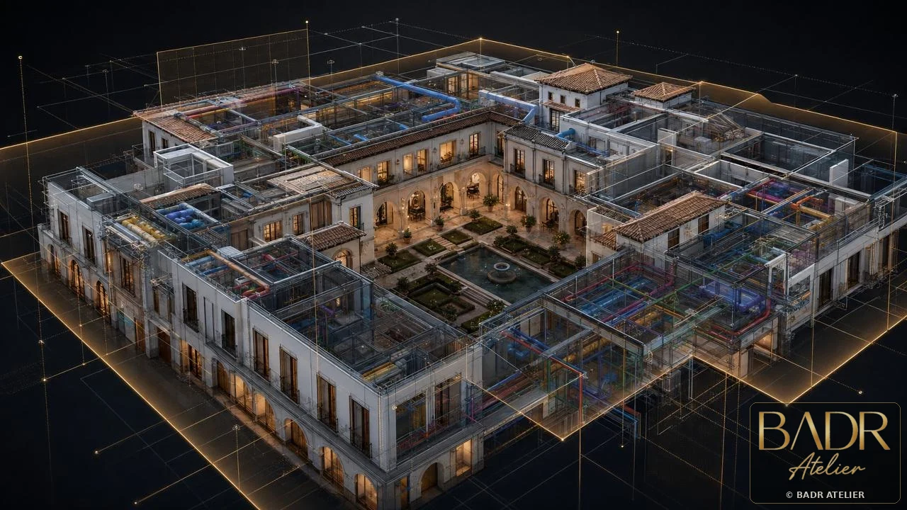 Andalus Courtyard Residences BIM visual 4