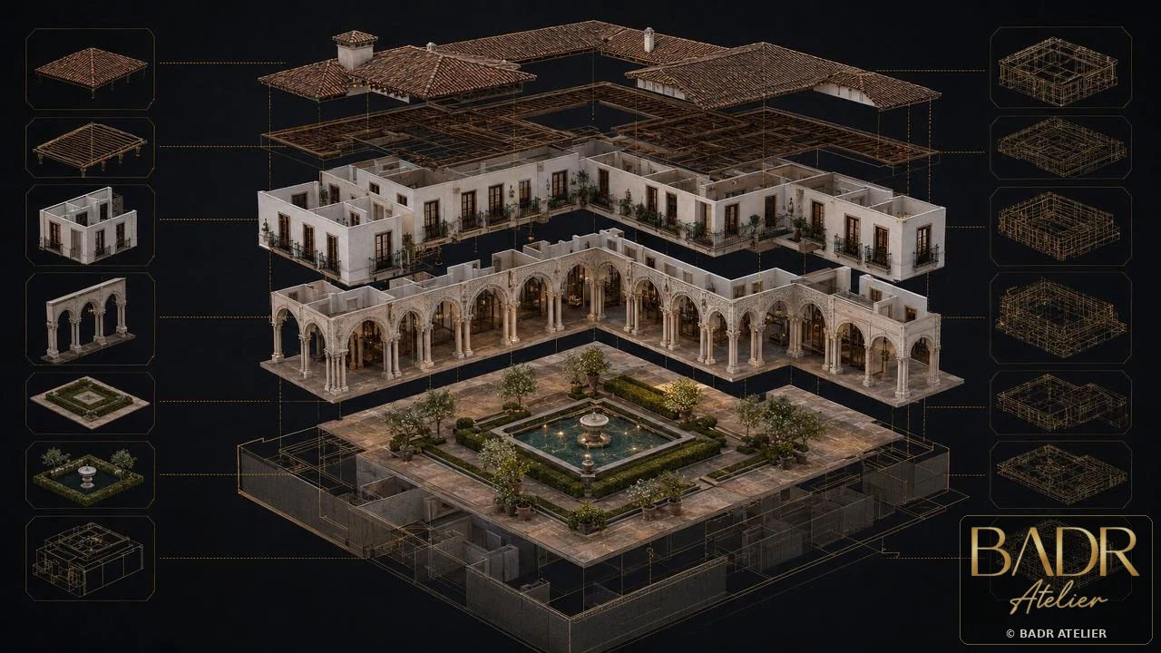 Andalus Courtyard Residences BIM visual 5