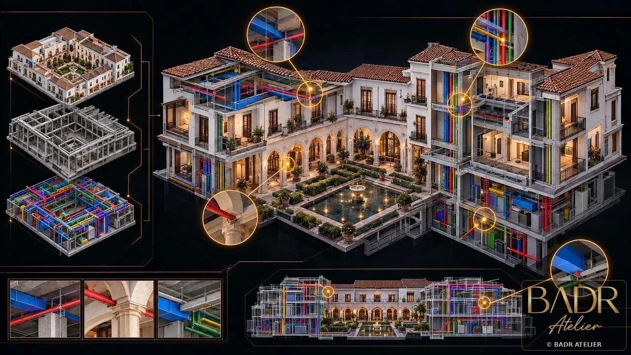Andalus Courtyard Residences BIM visual 8