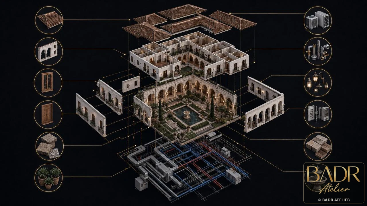 Andalus Courtyard Residences BIM visual 15