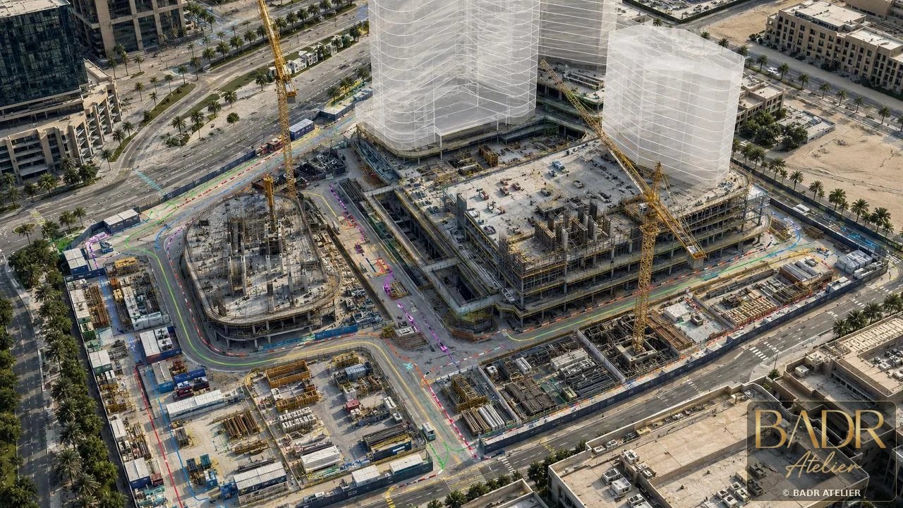 Wadi Court Mixed-Use BIM visual 7