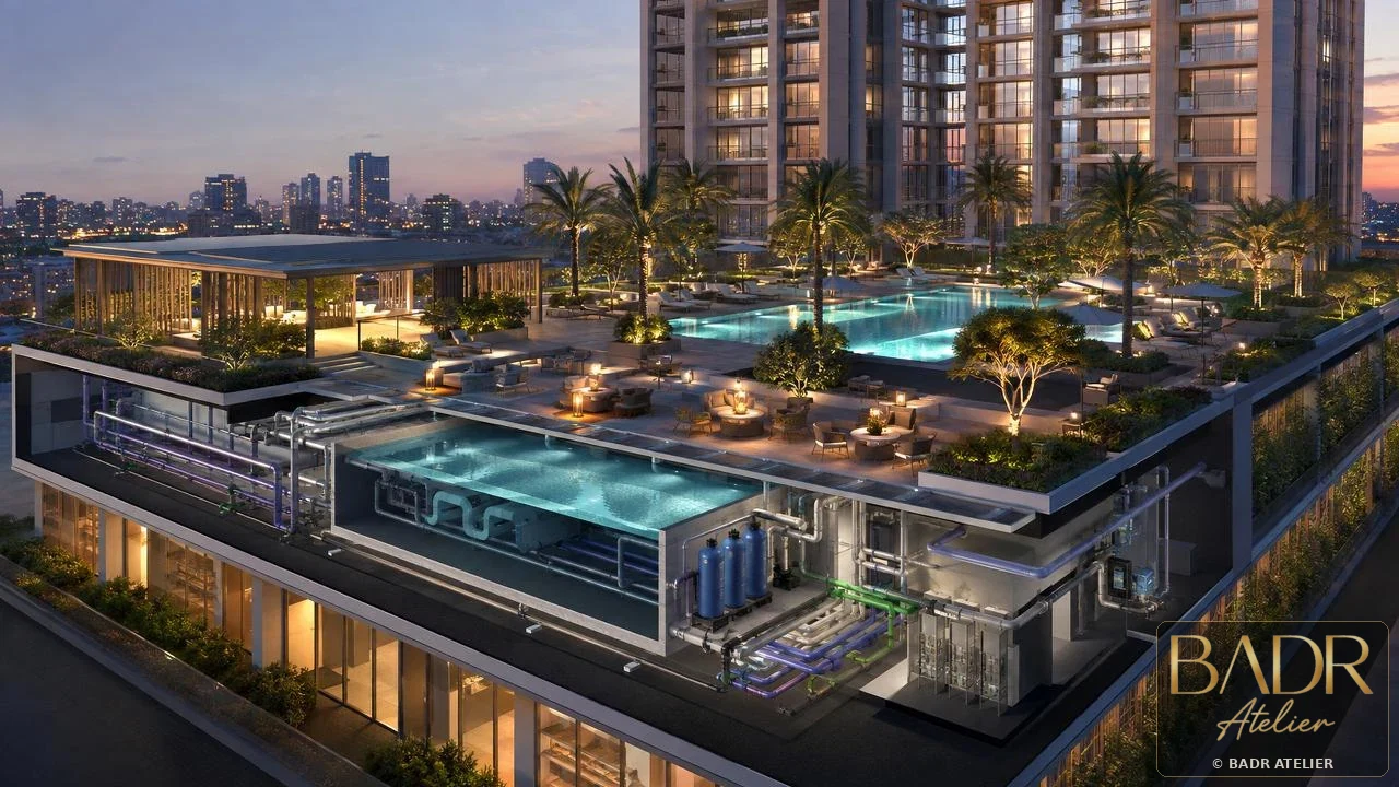Wadi Court Mixed-Use BIM visual 8