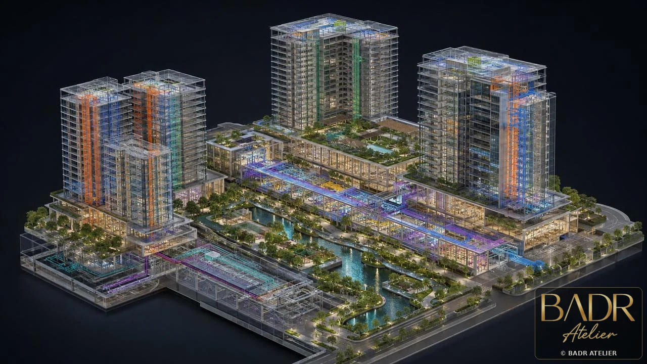 Wadi Court Mixed-Use BIM visual 10