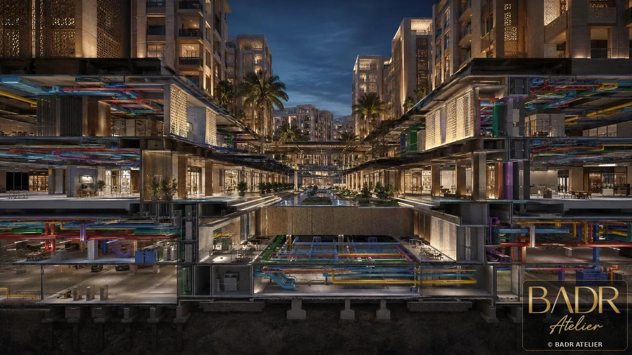 Wadi Court Mixed-Use BIM visual 12