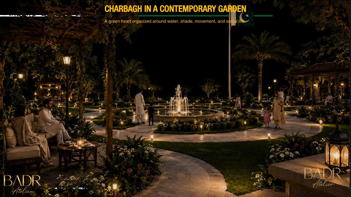 Pakistan Diplomatic Compound Garden - curated BADR Atelier visual 1