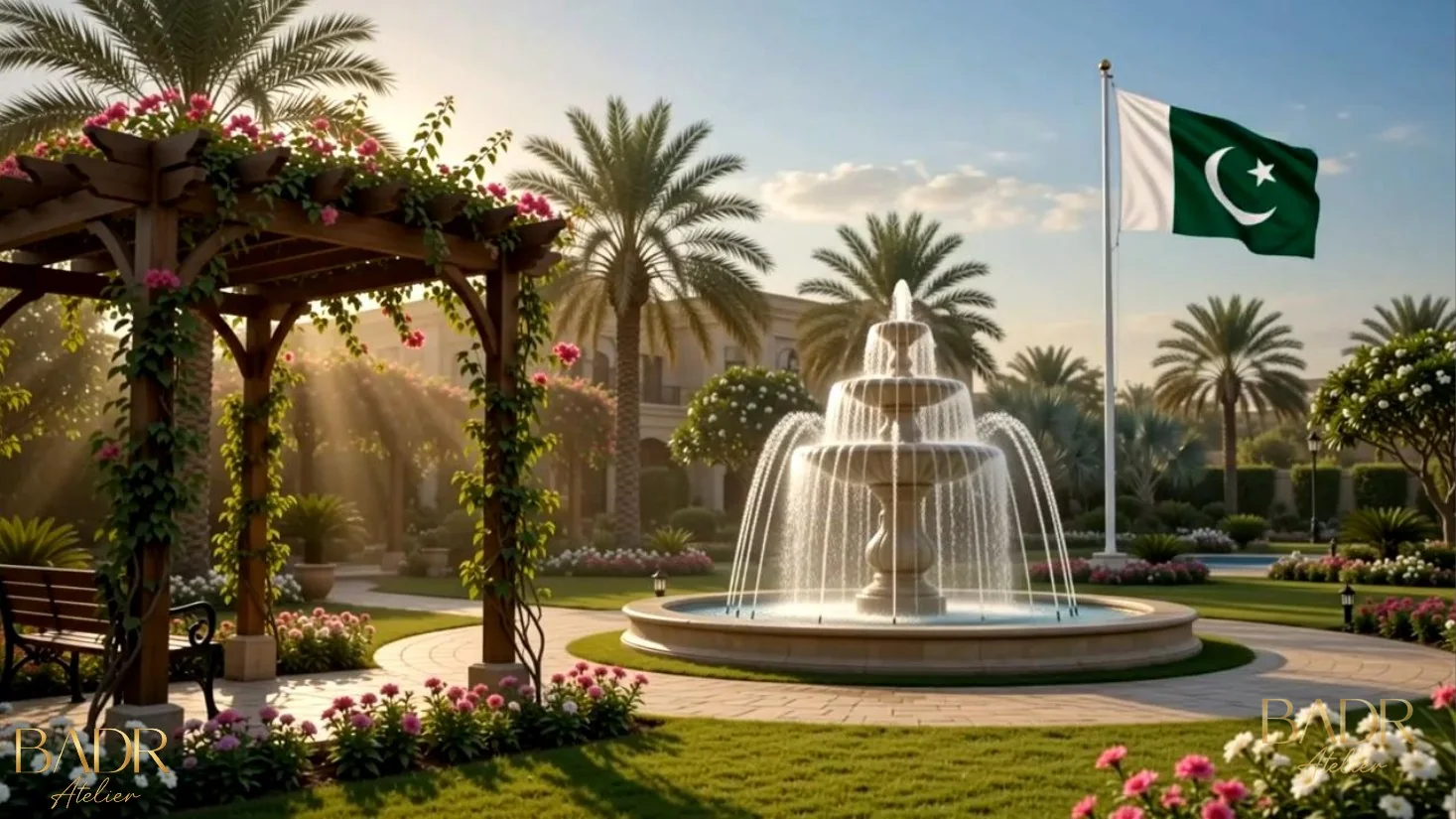 Pakistan Diplomatic Compound Garden - curated BADR Atelier visual 2